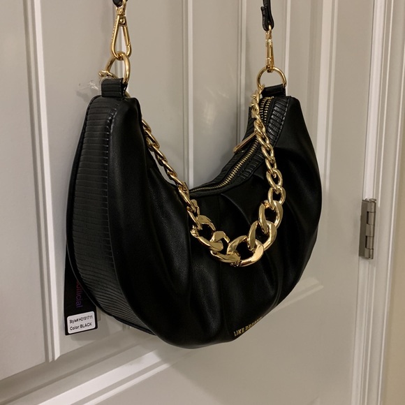 Black Soft Leather Crossbody - Picture 7 of 16